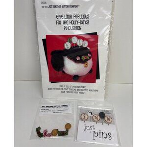 Ewe Look Fabulous The Holly-Days Pincushion Pack Sewing Kit by JABC